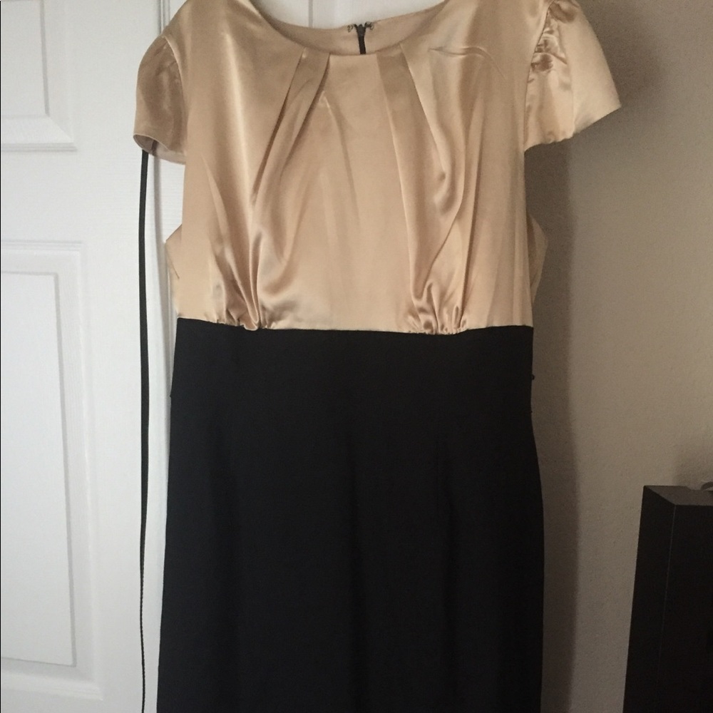 Gold and Black dress w/ belt